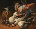 Natur stillleben mit Früchten und einem Paar Enten - Jacob van de Kerckhoven — Ansicht des Kunstwerks