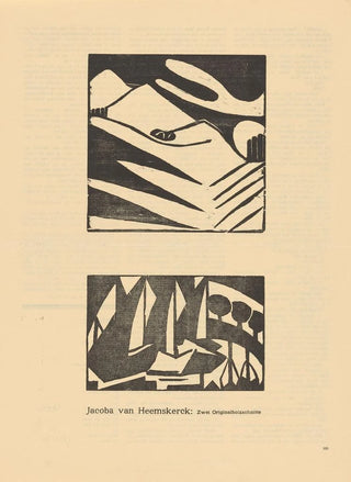 Jacoba van Heemskerck - Heuvellandschap en zeilschepen bij bomen.webp