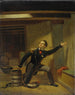Jan van Speijk zündet die Zündschnur des Schießpulvers am 5. Februar 1831 - Jacobus Schoemaker Doyer — Ansicht des Kunstwerks