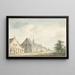 L'Hôpital Saint-Job à Utrecht - Jacobus Versteegen — gerahmtes Bild an der Wand