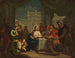 Christus und Maria Magdalena beim Fußwaschen - Jacopo Amigoni — Ansicht des Kunstwerks