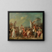 Clorinde rettet Olindo und Sophronia - Jacopo Amigoni — gerahmtes Bild an der Wand