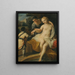 David und Bathséba - Jacopo Amigoni — gerahmtes Bild an der Wand