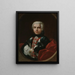 Portrait de Farinelli Carlo Broschi dit 1705-1782 Sopranist - Jacopo Amigoni — gerahmtes Bild an der Wand