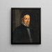 Portrait eines bärtigen Mannes im Hochformat - Jacopo Bassano — gerahmtes Bild an der Wand