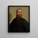 Portrait eines bärtigen Mannes - Jacopo Bassano — gerahmtes Bild an der Wand