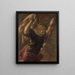 Engel der Verkündigung an die Jungfrau - Jacopo Tintoretto — gerahmtes Bild an der Wand