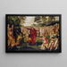 Moses schlägt den Felsen - Jacopo Tintoretto — gerahmtes Bild an der Wand