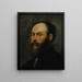 Portrait eines Mannes - Jacopo Tintoretto — gerahmtes Bild an der Wand