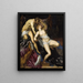 Tarquin und Lucretia - Jacopo Tintoretto — gerahmtes Bild an der Wand
