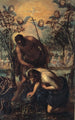 Le Baptême du Christ - Jacopo Tintoretto — Ansicht des Kunstwerks