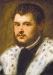 Junge Mann mit Bart - Jacopo Tintoretto — Ansicht des Kunstwerks