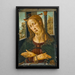Christus mit den Symbolen der Passion - Jacopo del Sellaio — gerahmtes Bild an der Wand
