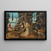 Saint Jérôme pénitent - Jacopo del Sellaio — gerahmtes Bild an der Wand
