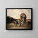 Der Transporteur Ludlow - Jacques-Laurent Agasse — gerahmtes Bild an der Wand
