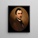 Selbstporträt - Jacques-Raymond Brascassat — gerahmtes Bild an der Wand