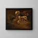 Bliers - Jacques-Raymond Brascassat — gerahmtes Bild an der Wand