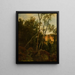 mit Felsen - Jacques-Raymond Brascassat — gerahmtes Bild an der Wand