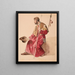 Pilger bettelnder - Jacques-Raymond Brascassat — gerahmtes Bild an der Wand