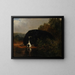 des Pluton, des Lieblingshundes des Meisters - Jacques-Raymond Brascassat — gerahmtes Bild an der Wand