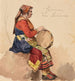 Studie einer Frau von Sonima - Jacques-Raymond Brascassat — Ansicht des Kunstwerks
