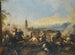 Ein Engagement der Kavallerie Eine Kathedrale in der Ferne - Jacques Courtois — Ansicht des Kunstwerks