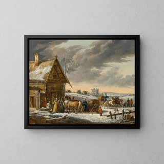 Jacques Franois Joseph SwebachDesfontaines - A Russian winter landscape.webp