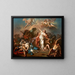 Apoll und Diana, die die Kinder von Niobe angreifen - Jacques Louis David — gerahmtes Bild an der Wand