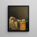Marat ermordet - Jacques Louis David — gerahmtes Bild an der Wand