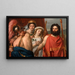 Die Zorn Achilles - Jacques Louis David — gerahmtes Bild an der Wand
