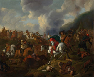 Jacques Muller - A Cavalry Encounter between Turkish Troops and the Troops of the Austrian Emperor.webp