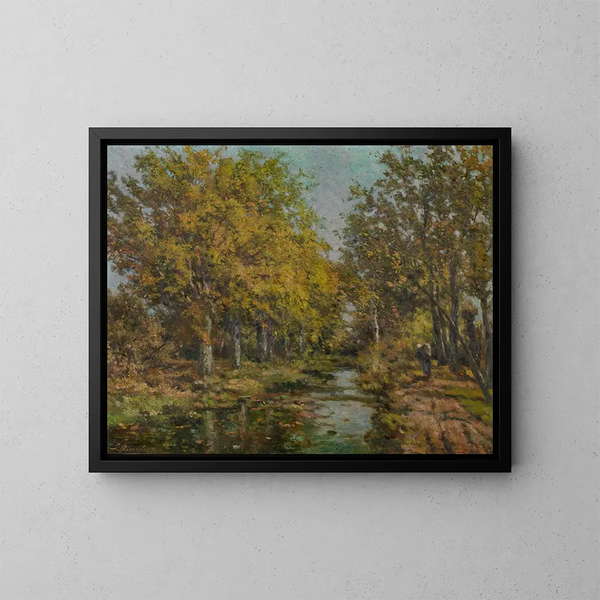 Landschaft - Jacques Rosseels — gerahmtes Bild an der Wand