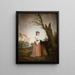 Porträt von Eleonora Chigi, Prinzessin von Teano - Jacques Sablet — gerahmtes Bild an der Wand