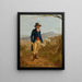 Portrait eines Edelmanns in einer Landschaft - Jacques Sablet — gerahmtes Bild an der Wand