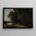 Weg zum See - Jacques d'Arthois — gerahmtes Bild an der Wand