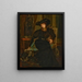 Dame in Schwarz - Jacques-Émile Blanche — gerahmtes Bild an der Wand