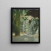 Portrait einer Dame, traditionell als Ellen Millicent Cobden, Mme Walter Sickert - Jacques-Émile Blanche — gerahmtes Bild an der Wand