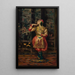 Vaslav Nijinsky in Siamese Dance - Jacques-Émile Blanche — gerahmtes Bild an der Wand