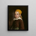 Portrait einer kleinen Mädchen - Jahn Ekenaes — gerahmtes Bild an der Wand