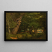 Landschaft am Prater - Jakob Alt — gerahmtes Bild an der Wand
