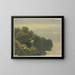 Laubwald - Jakob Becker — gerahmtes Bild an der Wand