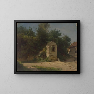 Jakob Becker - Farm at the edge of the forest.webp