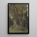 Studie eines Parklichtung - Jakob Becker — gerahmtes Bild an der Wand