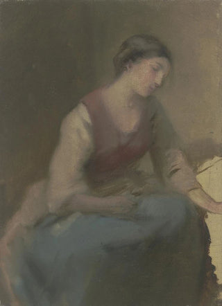 Jakob Becker - Seated woman to the right.webp