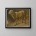 Schafe - Jakob Becker — gerahmtes Bild an der Wand