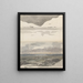 Côte maritime près de Libau Liepāja - Jakob Christoph Miville — gerahmtes Bild an der Wand