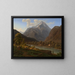 Ansicht des Bristenstocks bei Altdorf - Jakob Christoph Miville — gerahmtes Bild an der Wand
