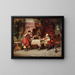 Eine Partie Karten - Jakob Emanuel Gaisser — gerahmtes Bild an der Wand
