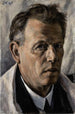 Selbstporträt - Jakob Nussbaum — Ansicht des Kunstwerks