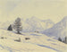 Winterlandschaft im Unterengadin - Jakob Nussbaum — Ansicht des Kunstwerks